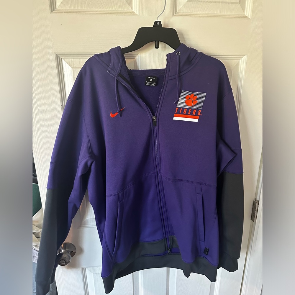 Clemson zip up hoodie